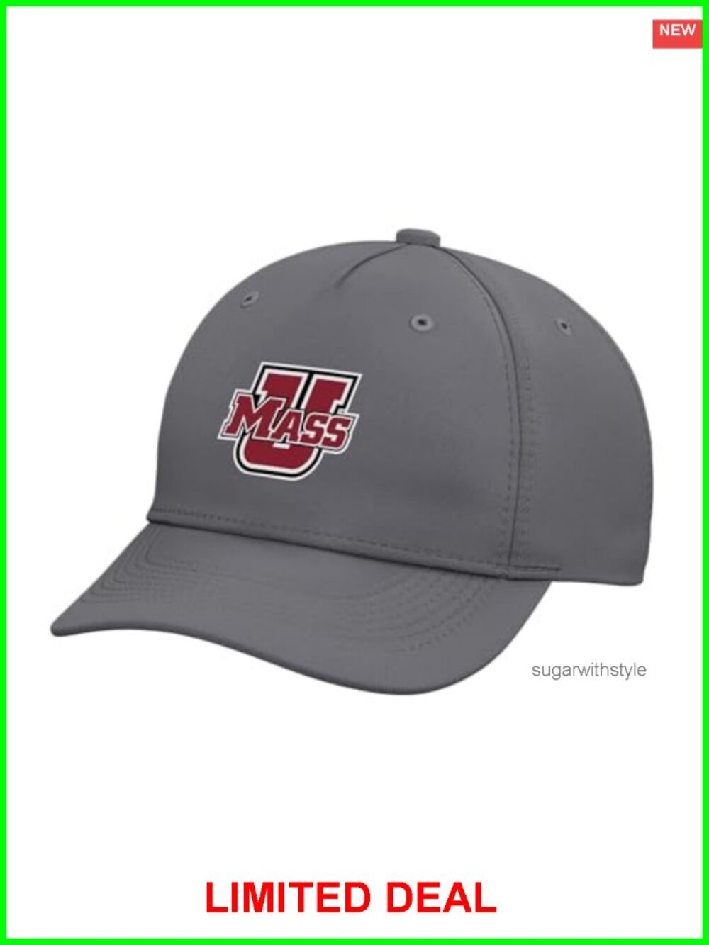 NCAA UMass Minutemen Adjustable Baseball Hat Official Merch